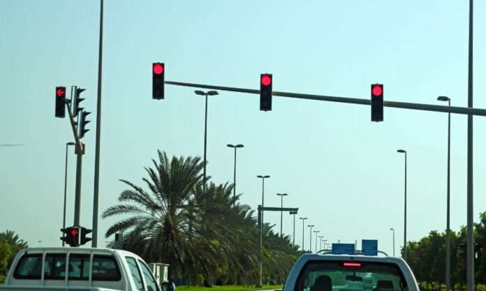 fine for crossing red light